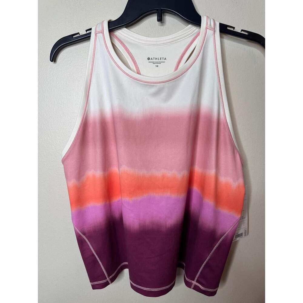Athleta Women's Pink and Purple Vest